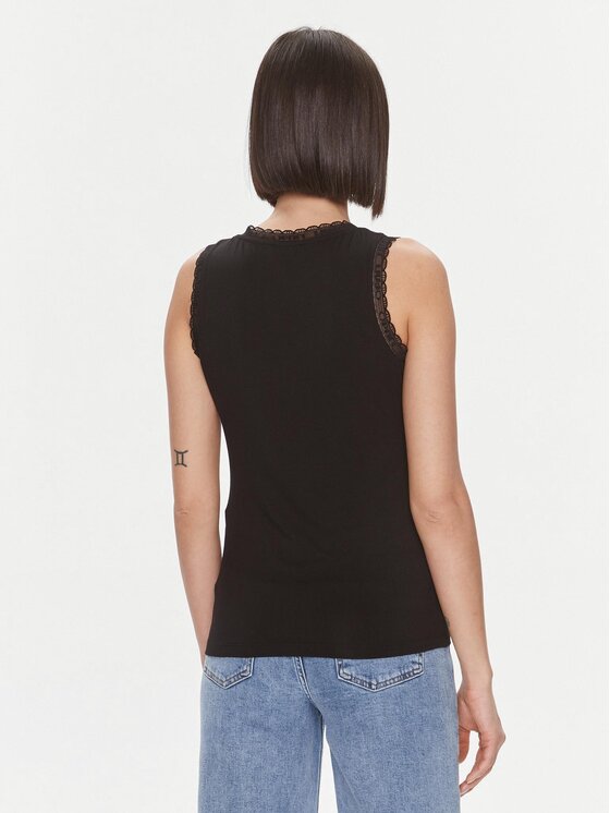Liu Jo Liu Jo Τοπ 5F3117 J5360 Μαύρο Regular Fit