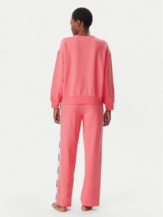DKNY DKNY Pižama YI80040 Roza Relaxed Fit