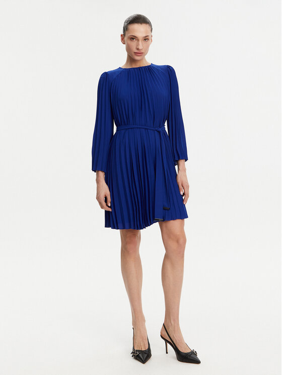 DKNY DKNY Sukienka koktajlowa DD4JID78 Niebieski Regular Fit