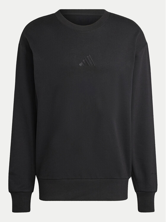 adidas adidas Pulóver ALL SZN French Terry IX1261 Fekete Loose Fit