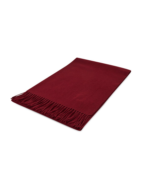 Selected Homme Selected Homme Szal Slhtope Wool Scarf B 16038046 Bordowy