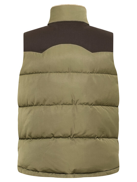 Mustang Mustang Gilet Dublin 1016901 Verde Regular Fit