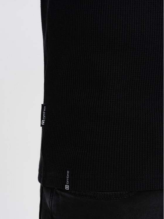 Ombre Ombre S dlouhým rukávem OM-LSCL-0109 Černá Reglan Fit