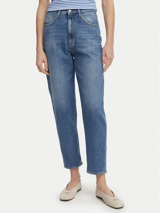 Tommy Jeans Jeansy DW0DW22994 Niebieski Mom Fit