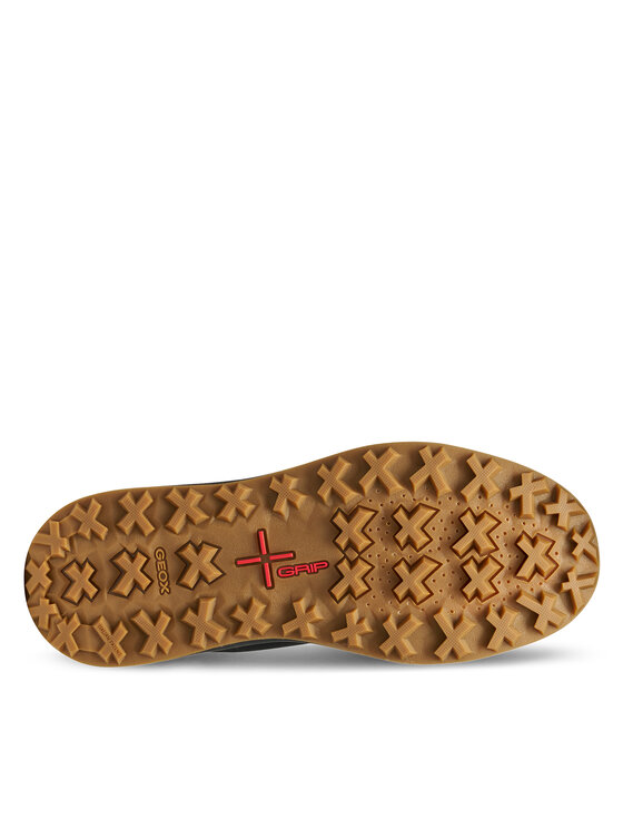 Geox Geox Trekking čevlji U Granito + Grip B A U46FZD 04554 C9999 Črna