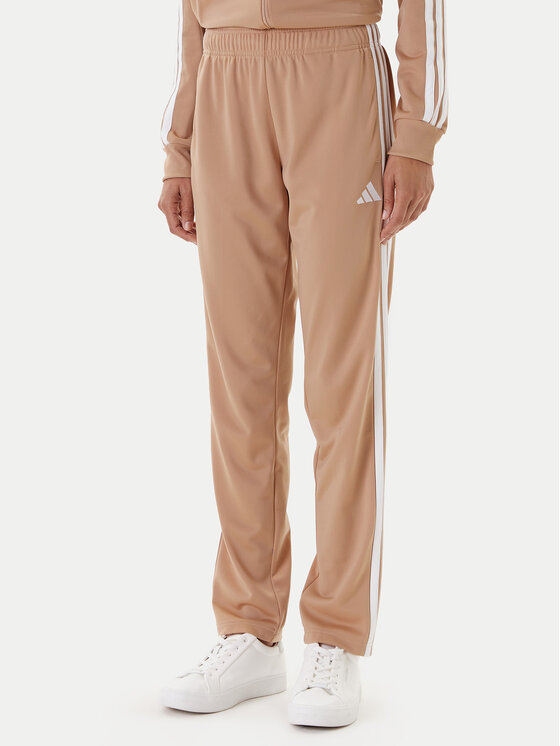 adidas adidas Sportinis kostiumas Essentials 3-Stripes JX0507 Smėlio Regular Fit