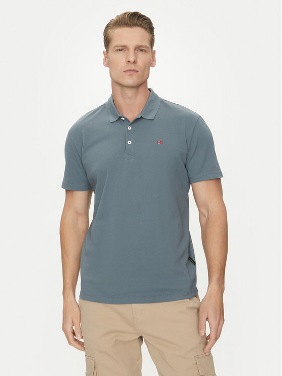 Napapijri Napapijri Polo Ealis NP0A4H8B Niebieski Regular Fit