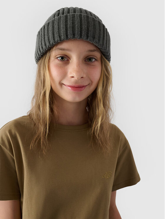 4F 4F T-shirt 4FJRAW24TTSHF2313-83S Marrone Regular Fit