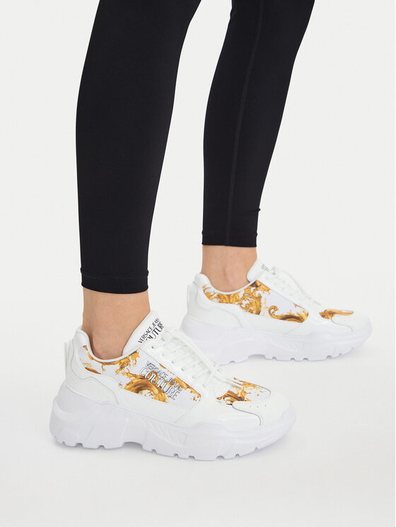 Versace Jeans Couture Versace Jeans Couture Sportcipők 80VA3SC7 ZSD94 G03 Fehér