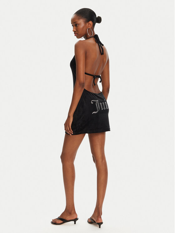 Juicy Couture Juicy Couture Kokteilinė suknelė JCWED125326 Juoda Slim Fit