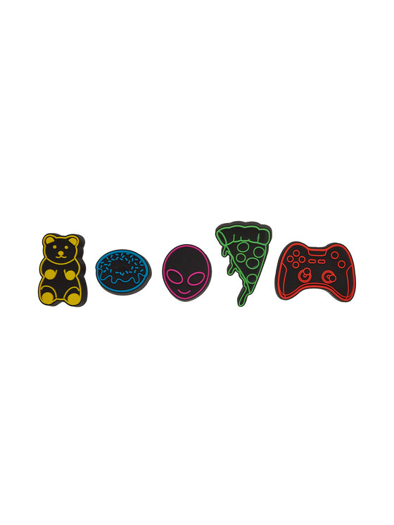 Crocs Crocs Ukras za obuću Jibbitz Led Dude Bro 5 Pack 10012944 Šarena