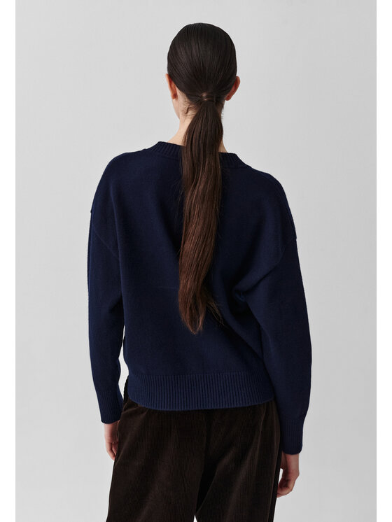 TATUUM TATUUM Sweter ELNERKA 1 Granatowy Classic Fit