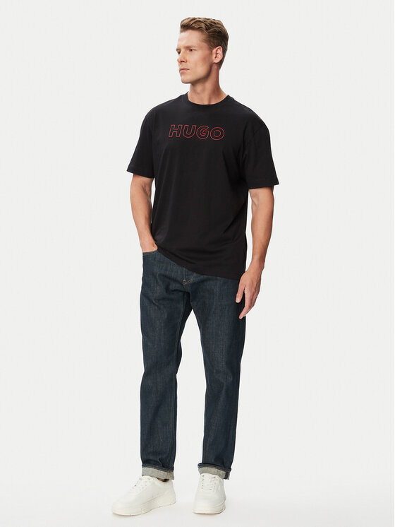 HUGO HUGO T-shirt Ezra 50566114 Nero Regular Fit