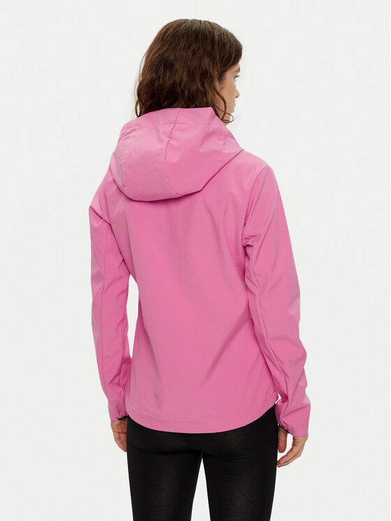 4F 4F Kurtka softshell 4FWAW24TSOFF285 Różowy Regular Fit