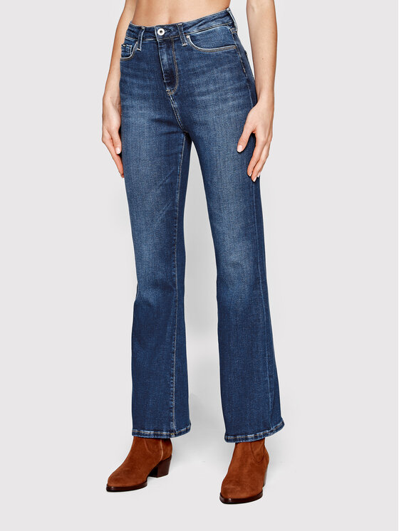 Pepe Jeans Pepe Jeans Džinsai Dion PL204156C Tamsiai mėlyna Flare Fit