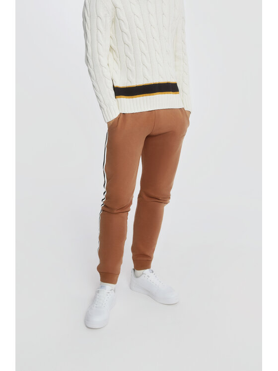 Pantaloni da tuta AW21-SJM003 Marrone Regular Fit