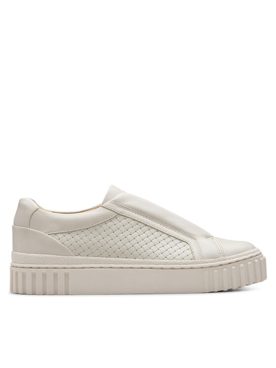 Clarks Clarks Sneakersy Mayhill Bay 26181207 Bílá
