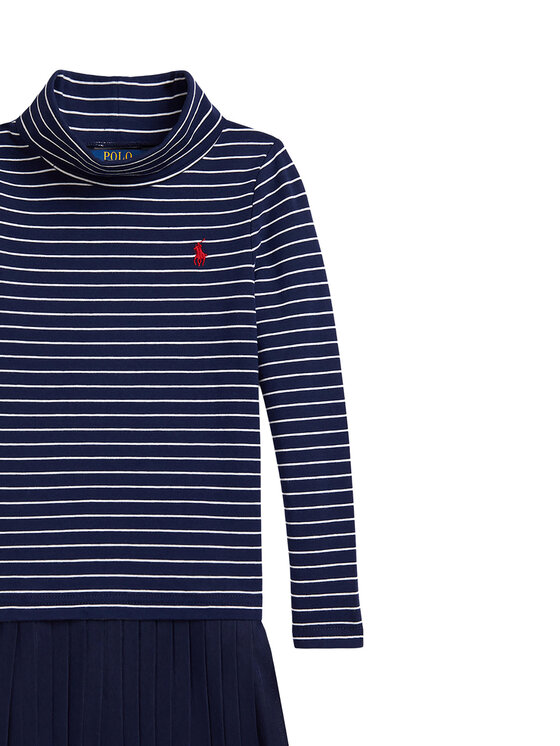 Polo Ralph Lauren Polo Ralph Lauren Плетена рокля 312980676001 Тъмносин Regular Fit