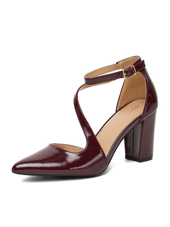 DeeZee DeeZee Czółenka CEO-CD240149-1 Bordowy