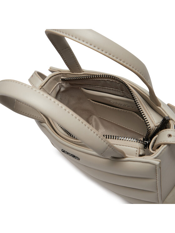 Calvin Klein Calvin Klein Handtasche Line Quilt Mini Tote K60K612116 Grau