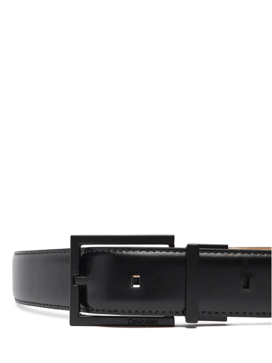 Calvin Klein Calvin Klein Мъжки колан Square Buckle 32Mm Adj LV04D7026G Черен