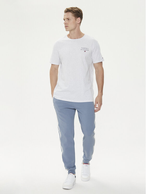 Tommy Hilfiger Tommy Hilfiger T-Shirt Logo UM0UM02916 Szary Regular Fit