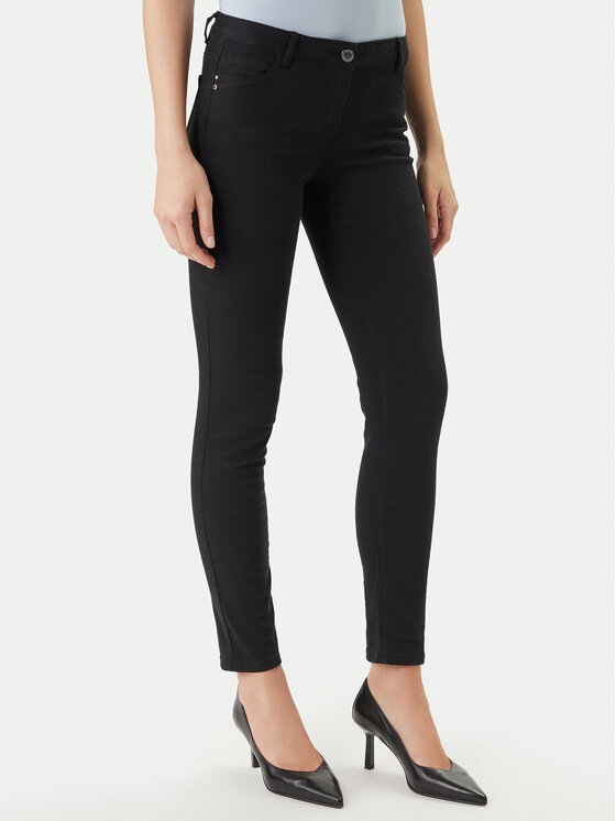 Morgan Morgan Jeansy 191-PETRA Černá Skinny Fit