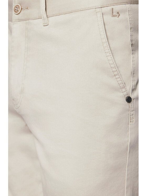 Lancerto Lancerto Szorty materiałowe Crete SZO082124000002 Beżowy Regular Fit