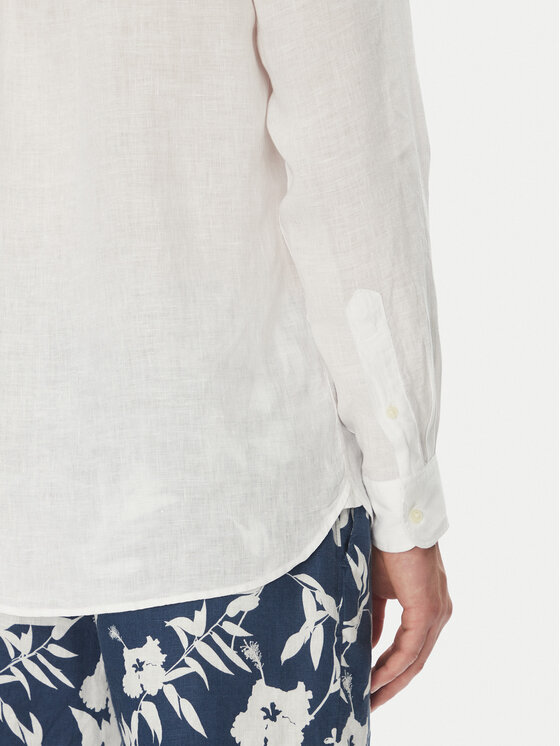 Tommy Hilfiger Tommy Hilfiger Πουκάμισο MW0MW39271 Λευκό Regular Fit