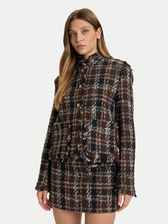 ViCOLO ViCOLO Suknjič TF0204 Rjava Regular Fit