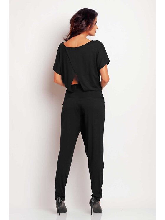 Infinite You Infinite You Kombinezon M106 Czarny Basic Fit