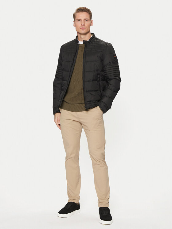 BOSS BOSS Prehodna jakna Ostreet 50522217 Črna Slim Fit
