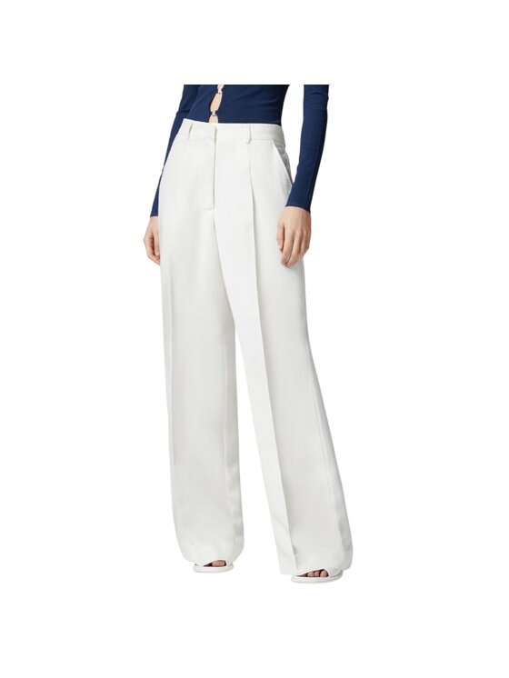 PINKO PINKO Chinosy 15247855649103 Biały Regular Fit