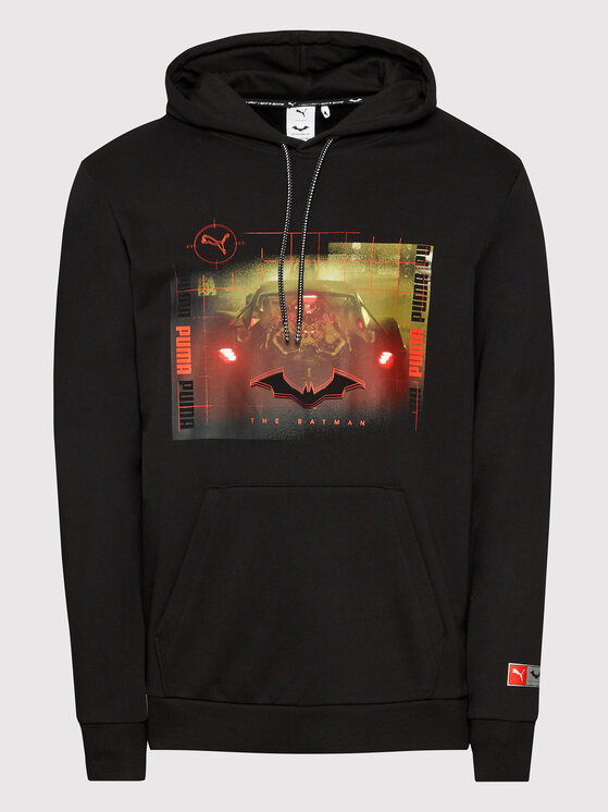 Puma Puma Sweatshirt BATMAN 534728 Schwarz Regular Fit