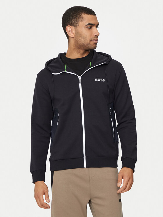 Boss Bluză Saggy 1 50510319 Bleumarin Regular Fit