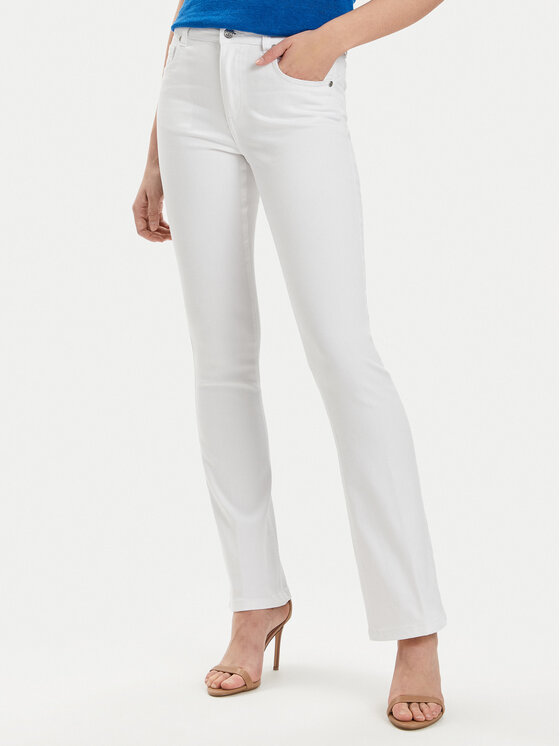 Silvian Heach Džínsy GPP24504JE Biela Regular Fit
