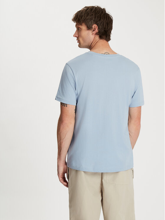 Cross Jeans Cross Jeans T-Shirt 16058-071 Niebieski Regular Fit