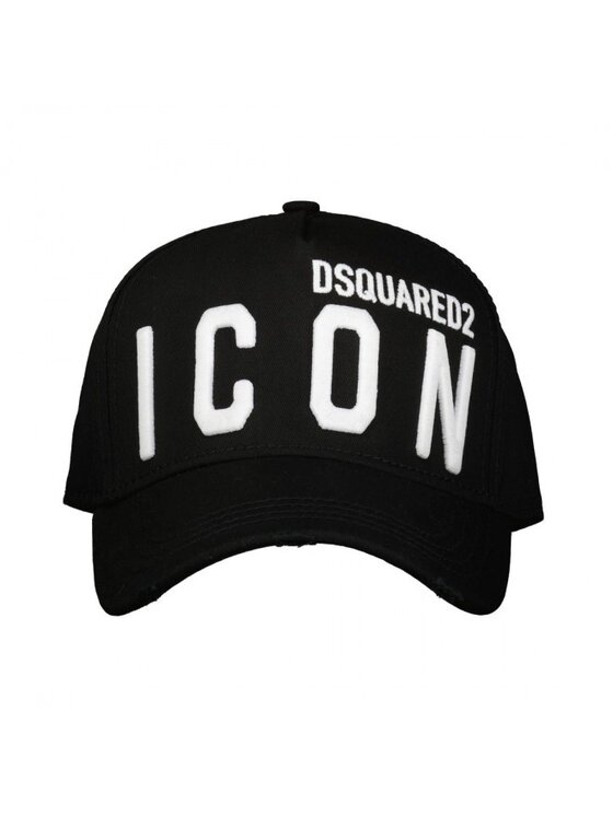Dsquared2 Dsquared2 Czapka z daszkiem BCM40412 05C 00001 Czarny