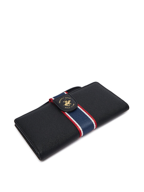 Beverly Hills Polo Club Beverly Hills Polo Club Портфейл CEO-BHPC-W1-006-AW25 Черен