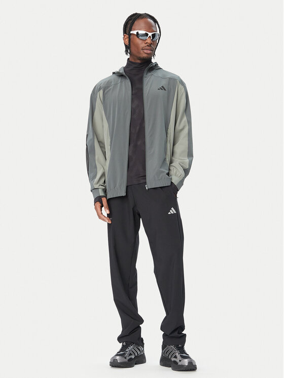 adidas adidas Felpa Tech Essentials Workout Track Top KQ5738 Verde Regular Fit