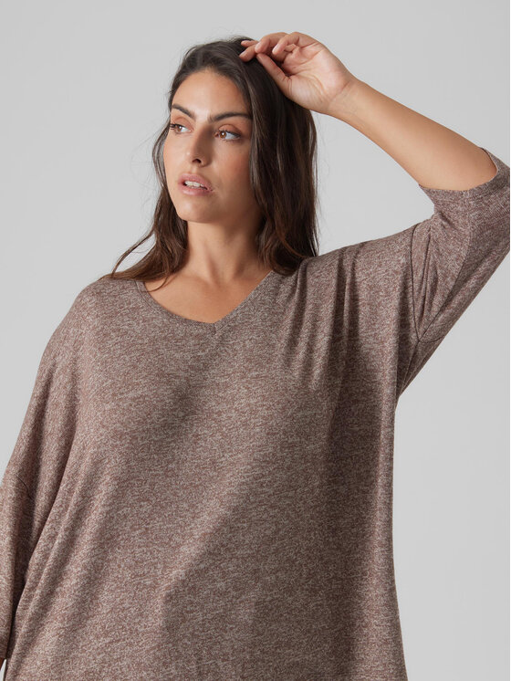 Vero Moda Curve Vero Moda Curve Palaidinė Brianna 10297287 Ruda Regular Fit