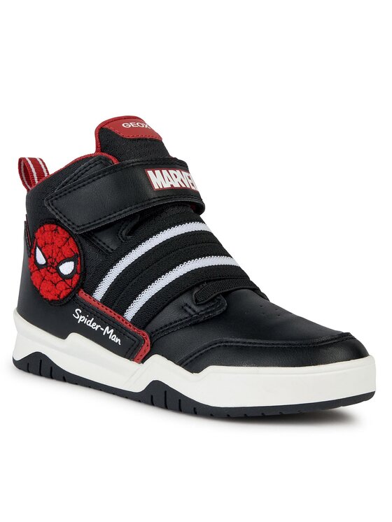 Geox Geox Sneakersy SPIDER-MAN J Perth Boy J367RD 05411 C0048 S Czarny