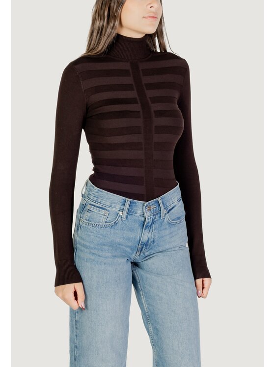 Morgan De Toi Morgan De Toi Maglione 252-MENTHYO Marrone Blazer Fit