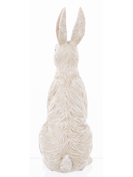 MIAhome MIAhome Figurka królik 32x12x15 cm PELUCHE Biały