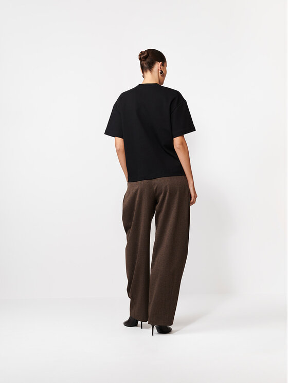 La Mania La Mania T-shirt MARLO Nero Basic Fit