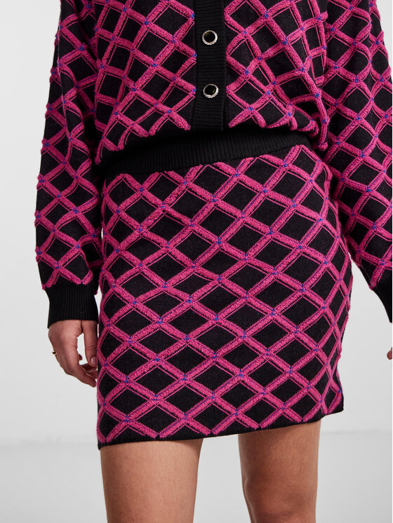 YAS YAS Suknja olovka 26031041 Ružičasta Slim Fit