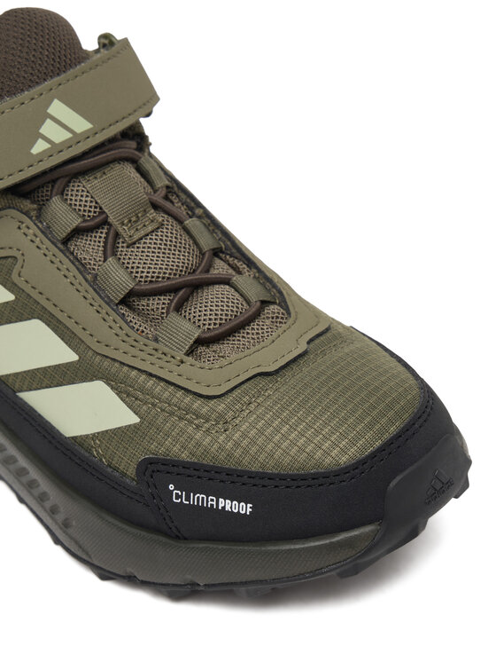 adidas adidas Trekingová obuv Terrex Anylander Mid Climaproof Children Hiking Shoes KJ2671 Zelená