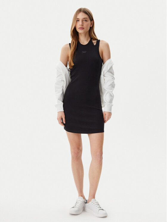 Tommy Jeans Tommy Jeans Ежедневна рокля DW0DW20331 Черен Slim Fit