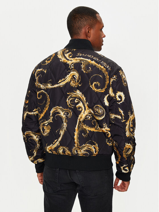 Versace Jeans Couture Versace Jeans Couture Bomber jakna 77GASD07 Črna Loose Fit