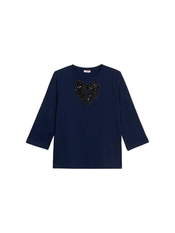 Oltre Oltre T-shirt G038J004502N034 Blu Regular Fit